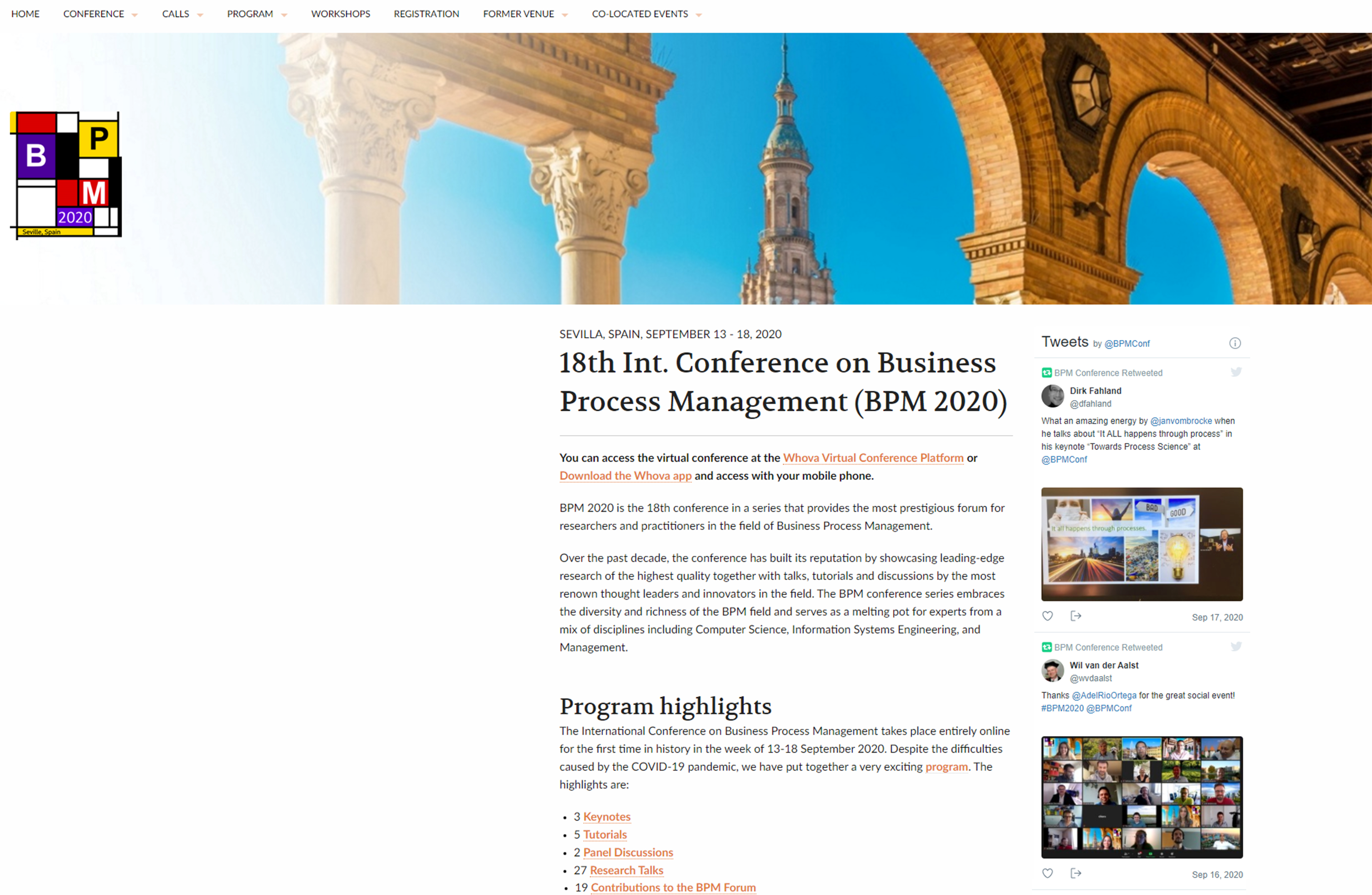 Sodelovanje na prestižni mednarodni  konferenci BPM 2020